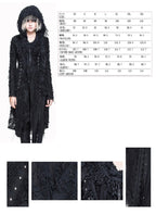 Shredded Long Hooded Cardigan