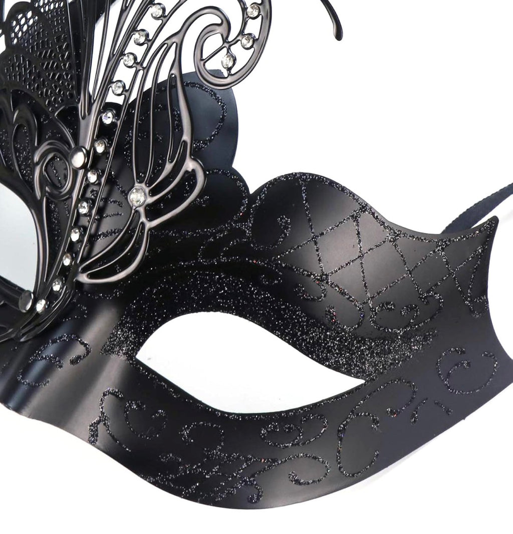 Black Butterfly Masquerade Mask