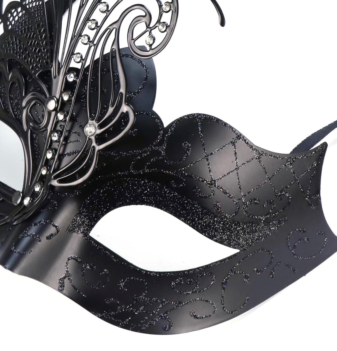 Black Butterfly Masquerade Mask
