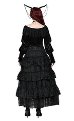 Rose Layered Lace Skirt