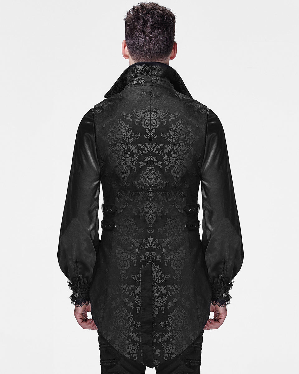 Tailed Pattern Waistcoat