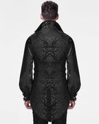 Tailed Pattern Waistcoat