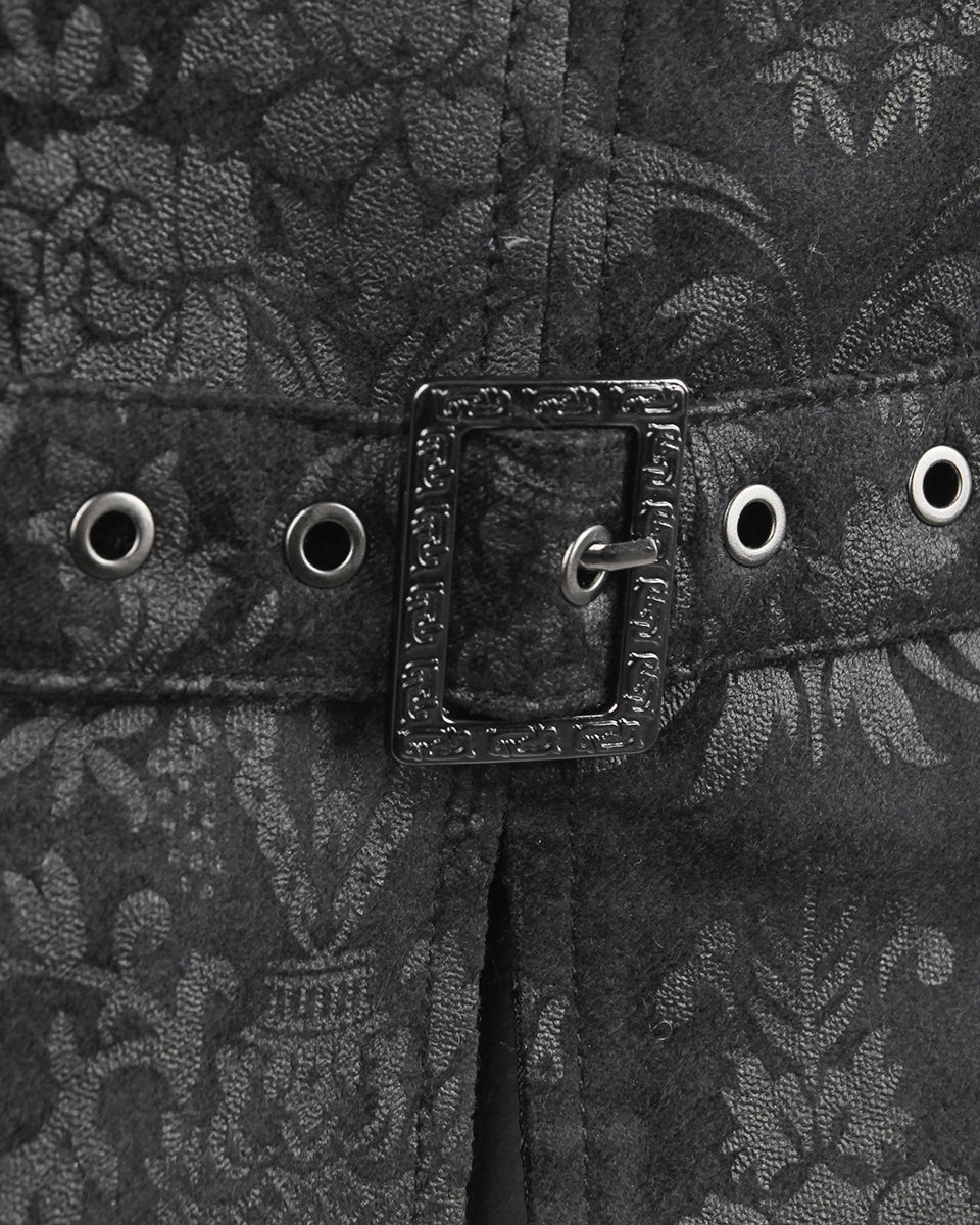 Black Alcazar Button Up Men’s Waistcoat