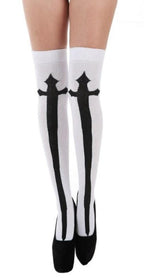 Over The Knee Crucifix Socks