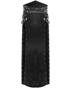 Katana Buckle Side Split Men’s Skirt