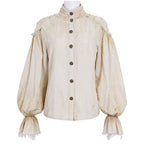 Cream Steampunk Vintage Shirt