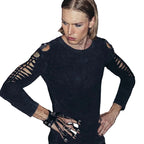Men’s Skeleton Skull Chain Hand Claw Glove