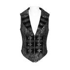 Women’s Patterned Crucifix Tailed Waistcoat