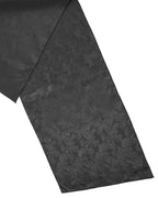 Black Scarf Tie With Jewel Buckle