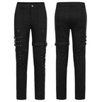 Straight Leg Triple Buckle Trousers