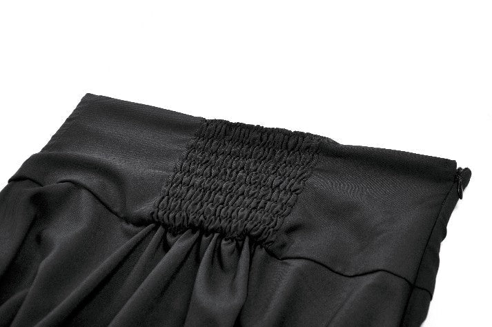 Panel Split Floral Net Maxi Skirt