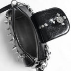 Skull Spike Chain Bag