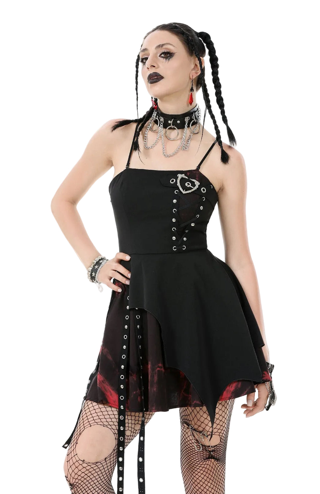 Tie Dye Eyelet Dress