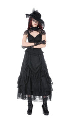 Long Vintage Laced Skirt