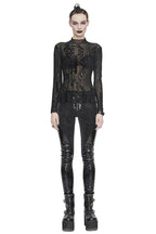 Abstract Sheer Top