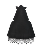 Star Hooded Cat Ear Capelet
