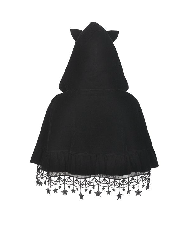 Star Hooded Cat Ear Capelet
