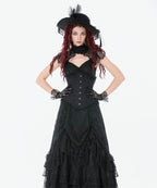 Lace Hem Long Corset