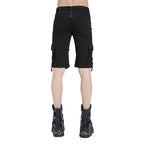 Zip Buckle Punk Shorts