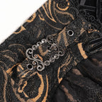 Jacquard Zip Girdle Corset