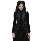 Black Dark Doll Velvet Jacket