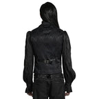 Elegant Jacquard Lapel Waistcoat