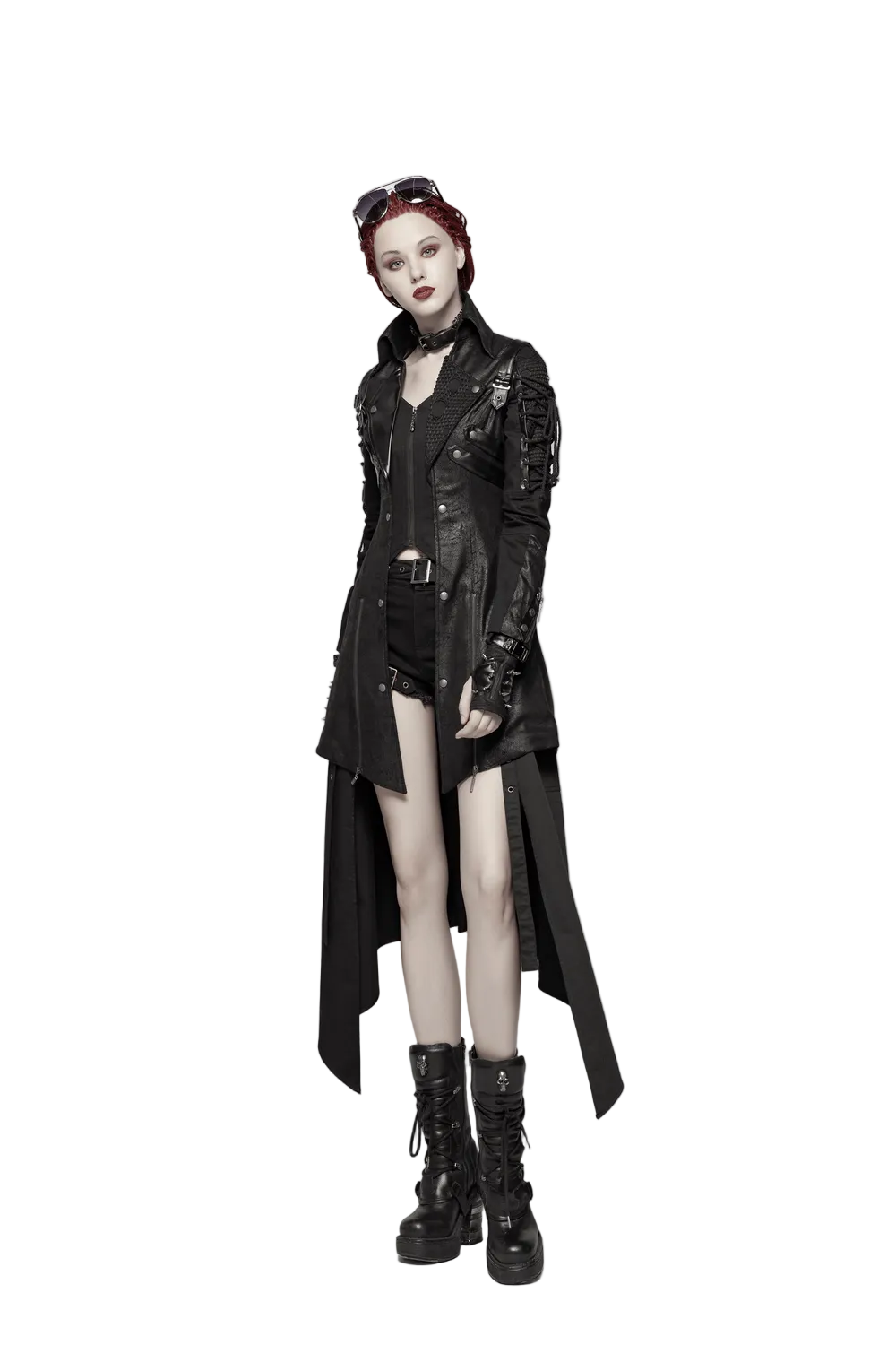 Ladies Black Dystopian Jacket