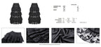 Rose Layered Lace Skirt