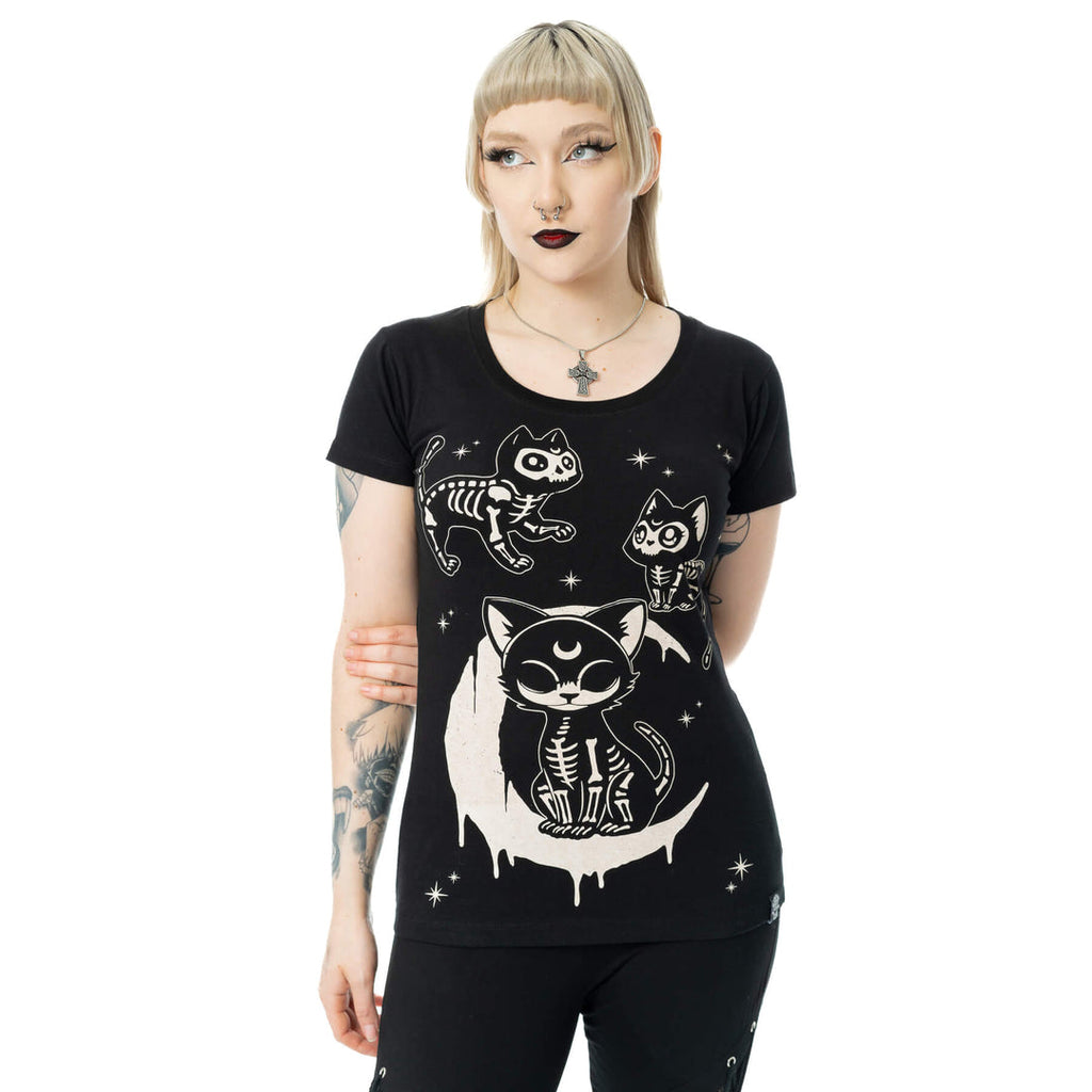 Moonlight Cat Top
