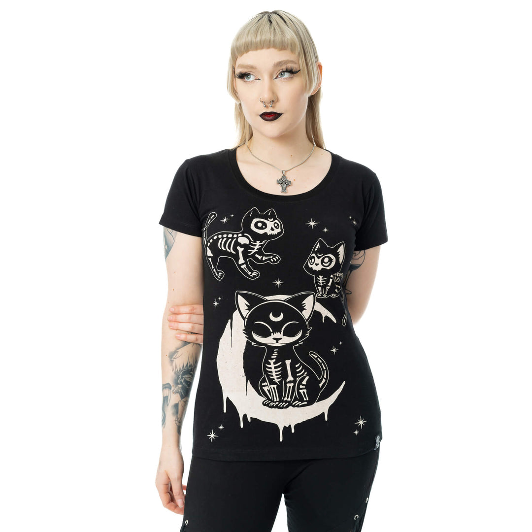 Moonlight Cat Top