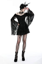 Bat Sleeve Lace Dream Dress