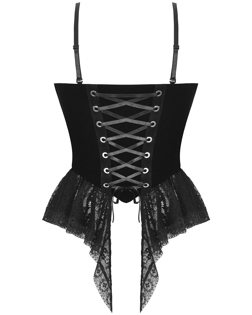 Vintage Fishtail Corset Top