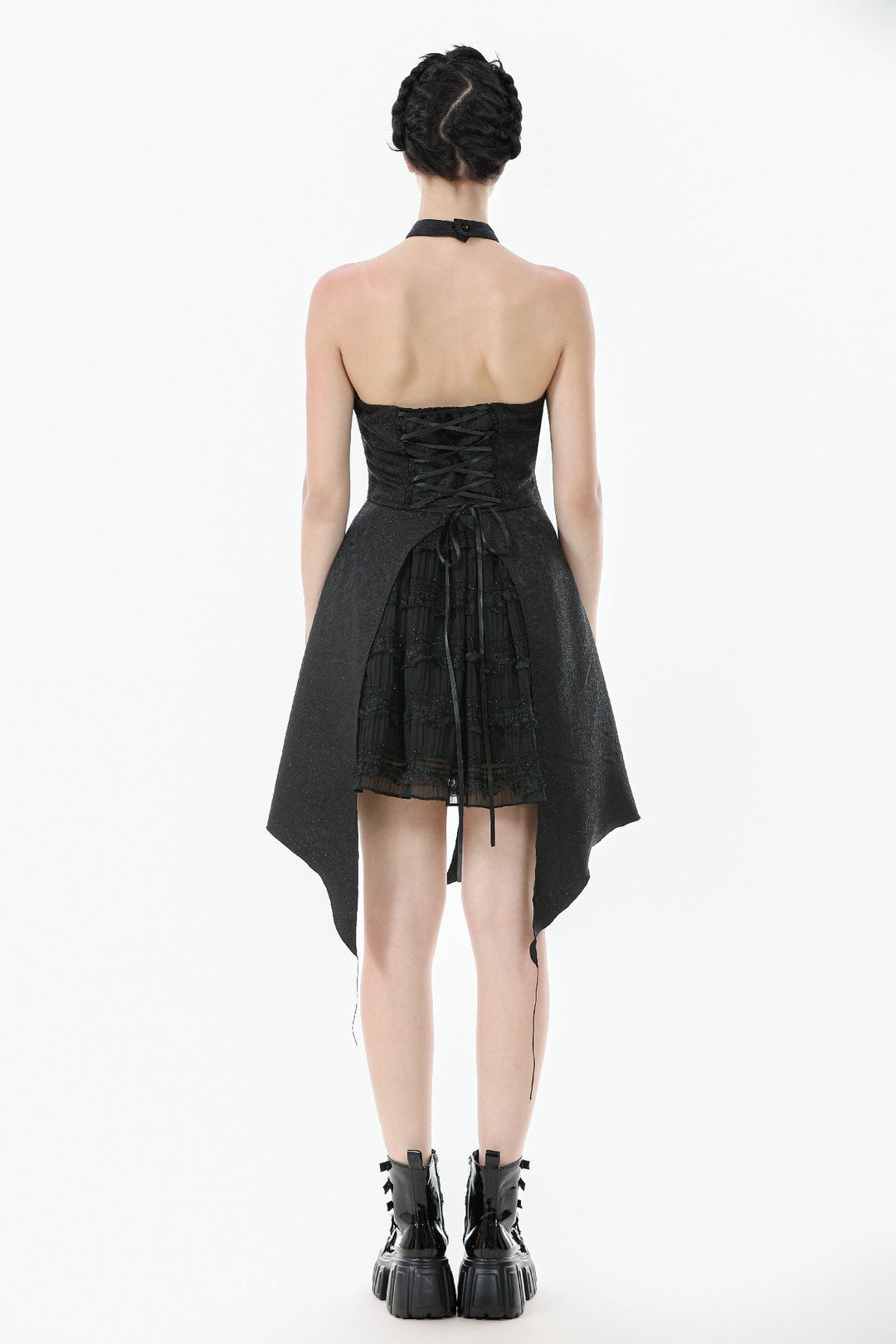 Batwing Choker Dress