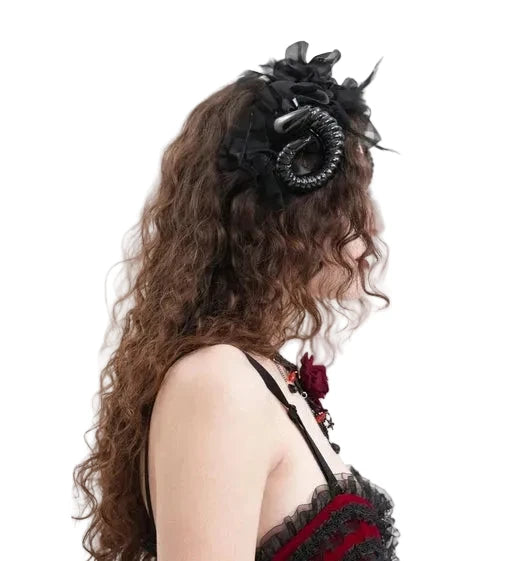 Horns & Roses Headband