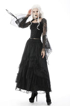 Frill Lace Long Skirt