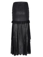 Hi-Lo Cobweb Chain Trail Skirt