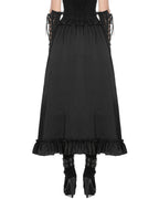 Classic Gothic Black Net Skirt
