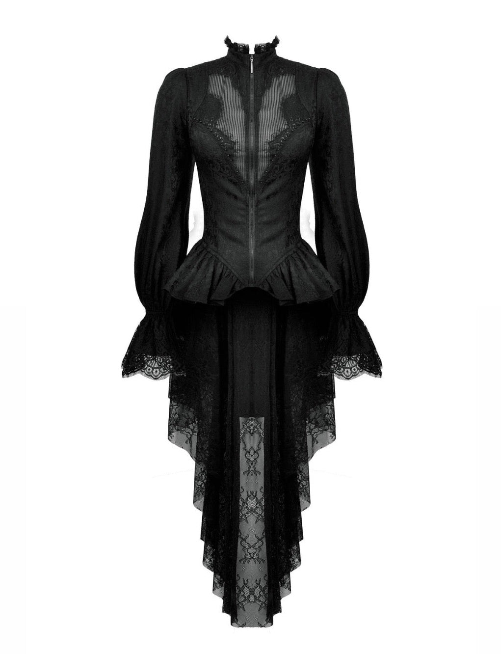 Lace Tailcoat Jacket