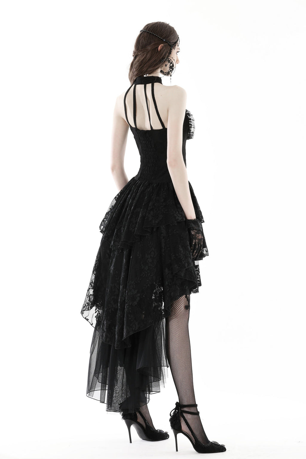 Halter Neck Cutout Cocktail Dress