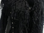 Shredded Long Hooded Cardigan