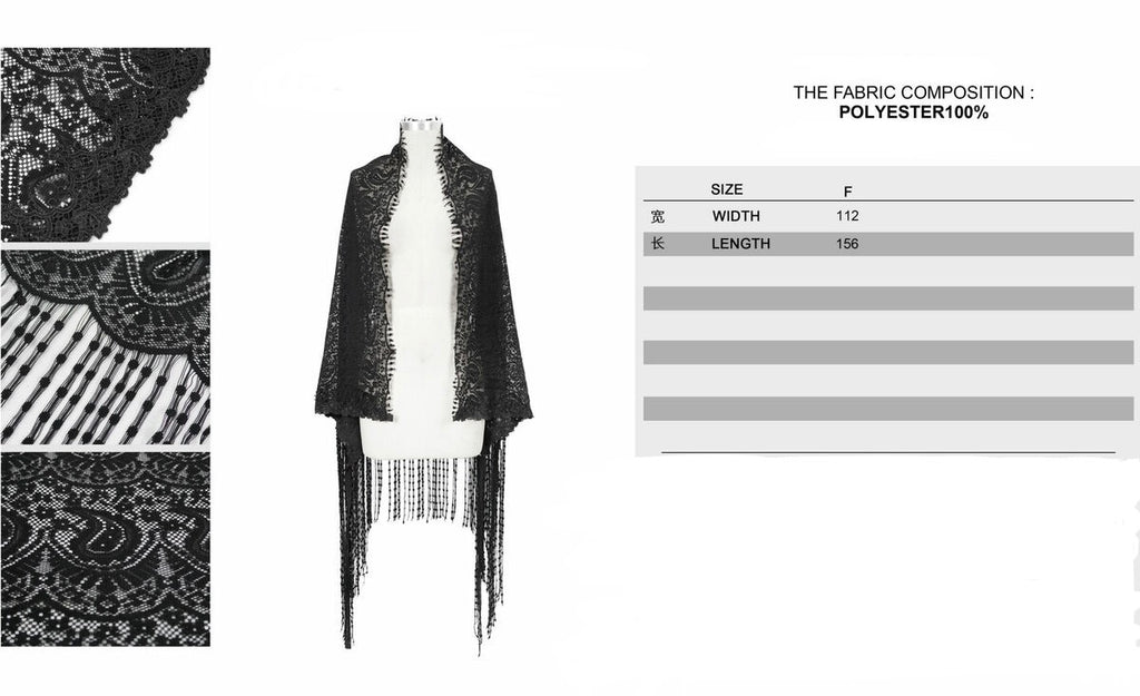 Paisley Print Tassel Shrug
