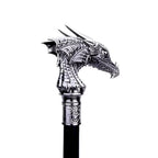 Silver Dragon Head Cane