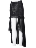 Hi-Lo Cobweb Chain Trail Skirt