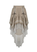 Steampunk Dovetail Cream Skirt