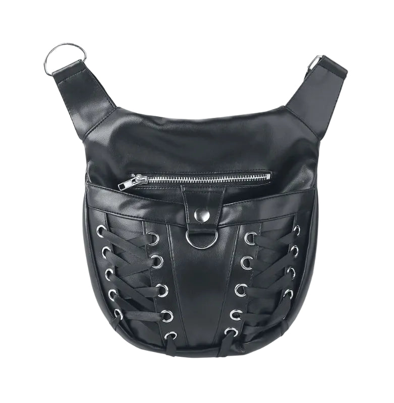 Corset Lace Up Strap Bag