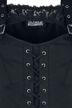Lace Up Chest Cut Out Top