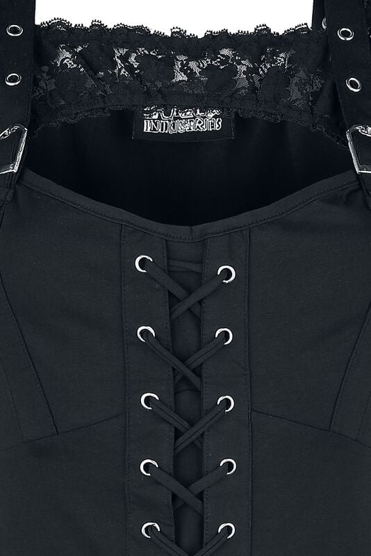 Lace Up Chest Cut Out Top