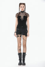 Punk Thigh Strap Shorts