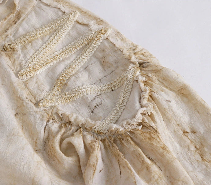 Cream Steampunk Vintage Shirt
