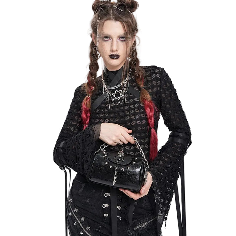 Skull Spike Chain Bag